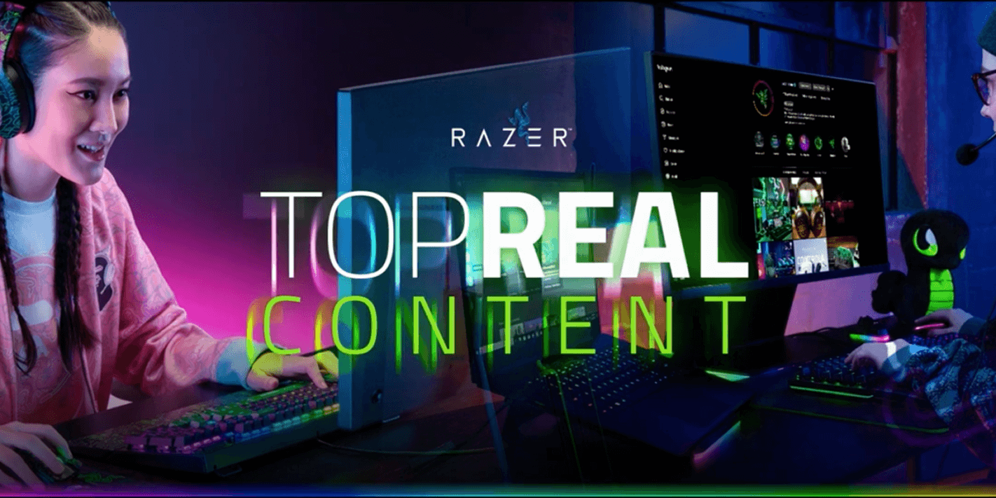 top real content de razer para latam