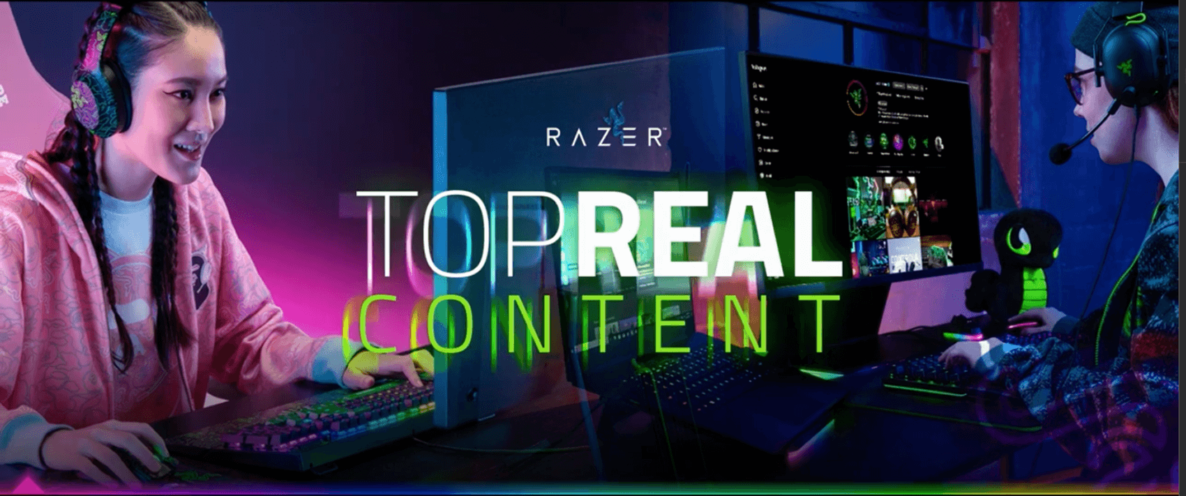 top real content de razer para latam